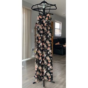 floral maxi dress